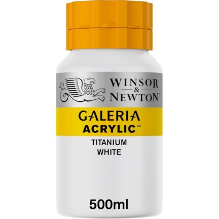 Winsor and Newton Galeria Acrylic Titanium White 500ml