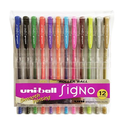 Uniball SIGNO UM-100 GEL ROLLER PEN (0.7MM, Pack Of 12)