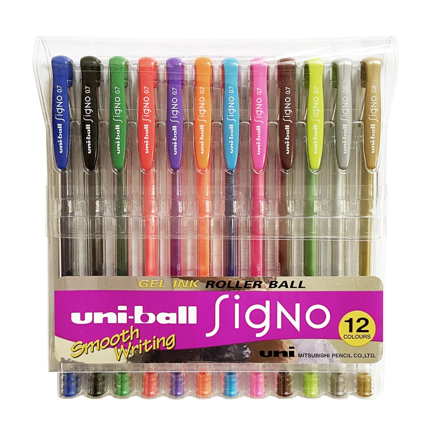 71dkRHKcu1L._SL1500_ Uniball SIGNO UM-100 GEL ROLLER PEN (0.7MM, Pack Of 12)
