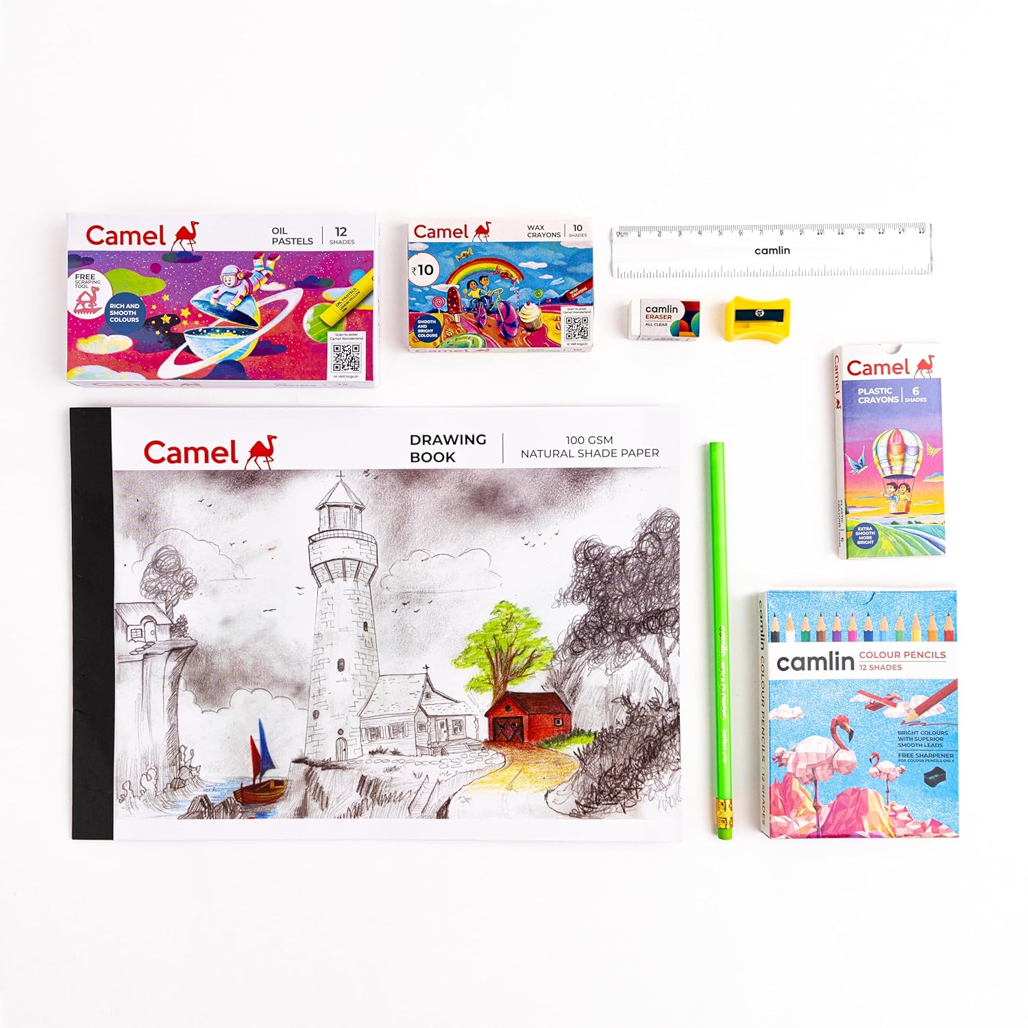 Camel Camlin Drawing Kit Set Camel Drawing Gift Kit Set for Kids - Image 1
