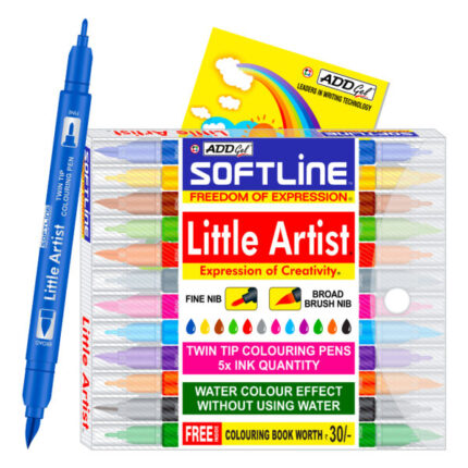ADD Gel Little Artist Twin Tip Coloring Pen Set 12 Colours