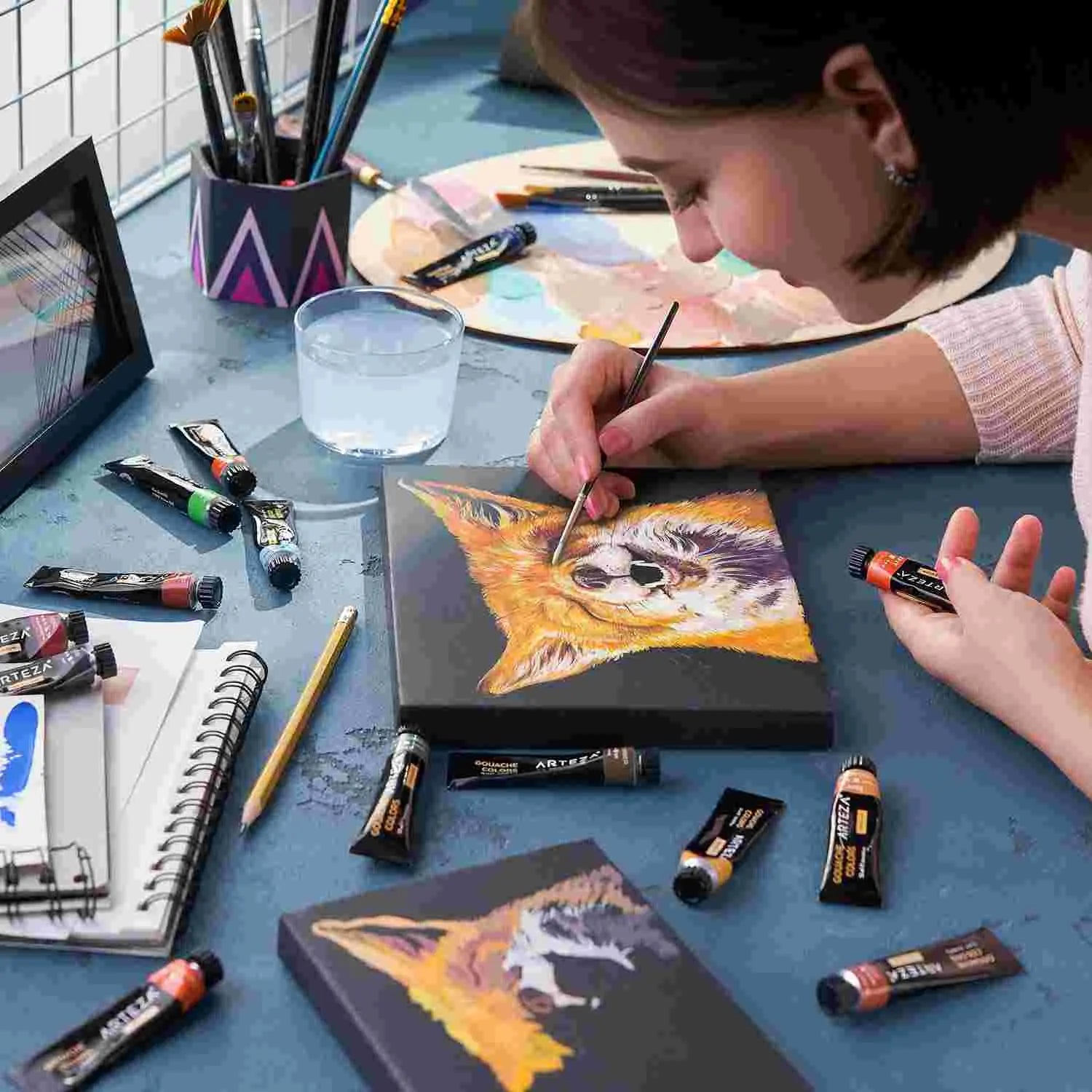 ARTEZA-Gouache-Paint-Set_-Set-Colors-in-12ml-Tubes-Arteza-1695646857695.jpg ARTEZA Gouache Paint Set, Set Colours in 12ml Tubes - Image 14