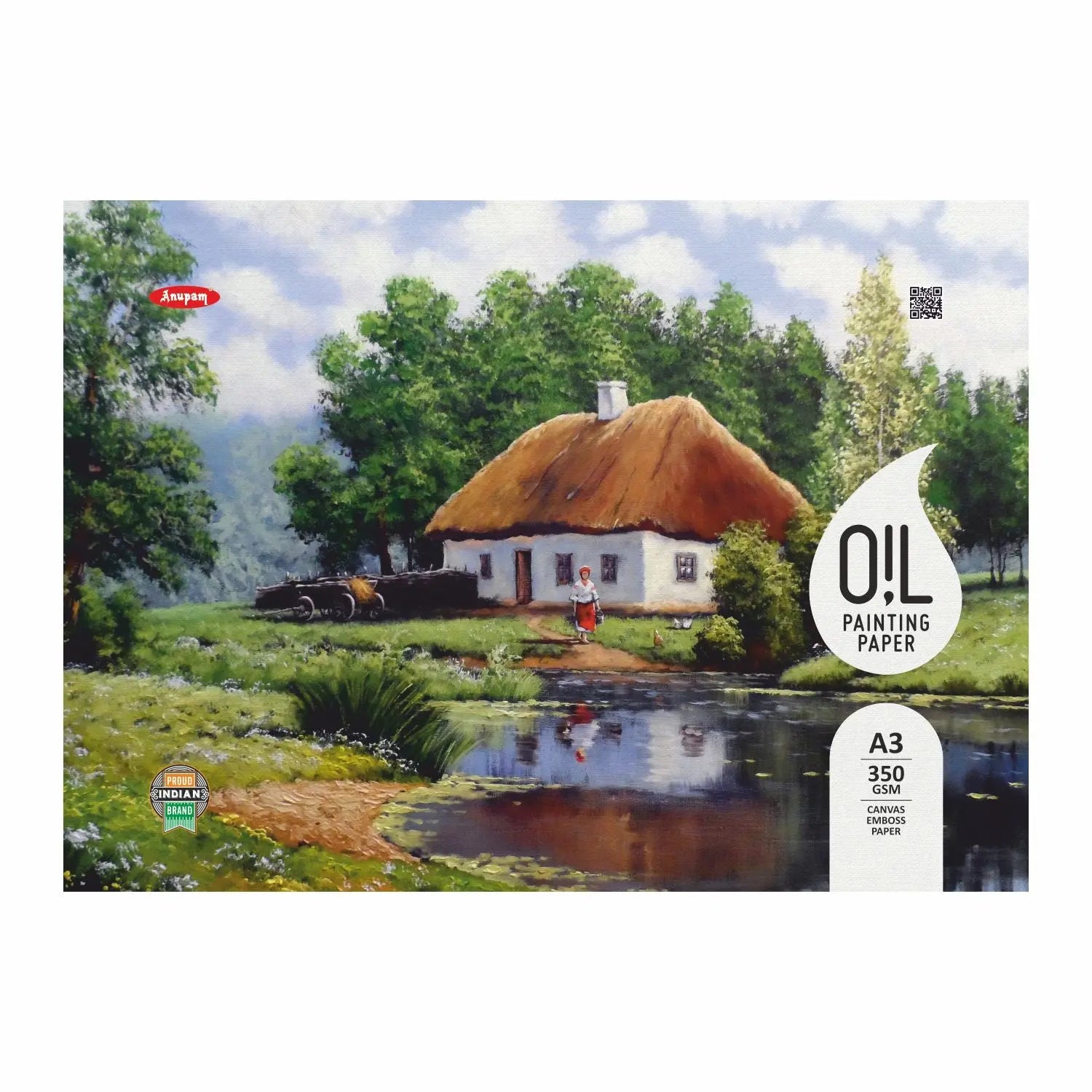 Anupam-Oil-Painting-Paper-Pad-350-GSM-Canvazo-1682596265_2f2b28bf-068f-4408-8d7f-1dbe22ac59d0.jpg Anupam Oil Painting Paper Pad 350 GSM - Image 1