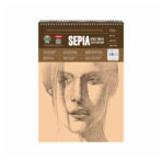 Anupam Sepia (Beige) Toned Sketchbook -140 GSM - Wireo Book