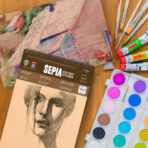 Anupam Sepia (Beige) Toned Sketchbook -140 GSM - Wireo Book - Image 7