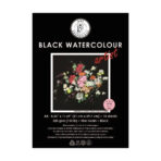 Art Essentials Black Watercolour Artist Paper Fine Grain 320GSM - Poly Pack(Loose) - Image 2