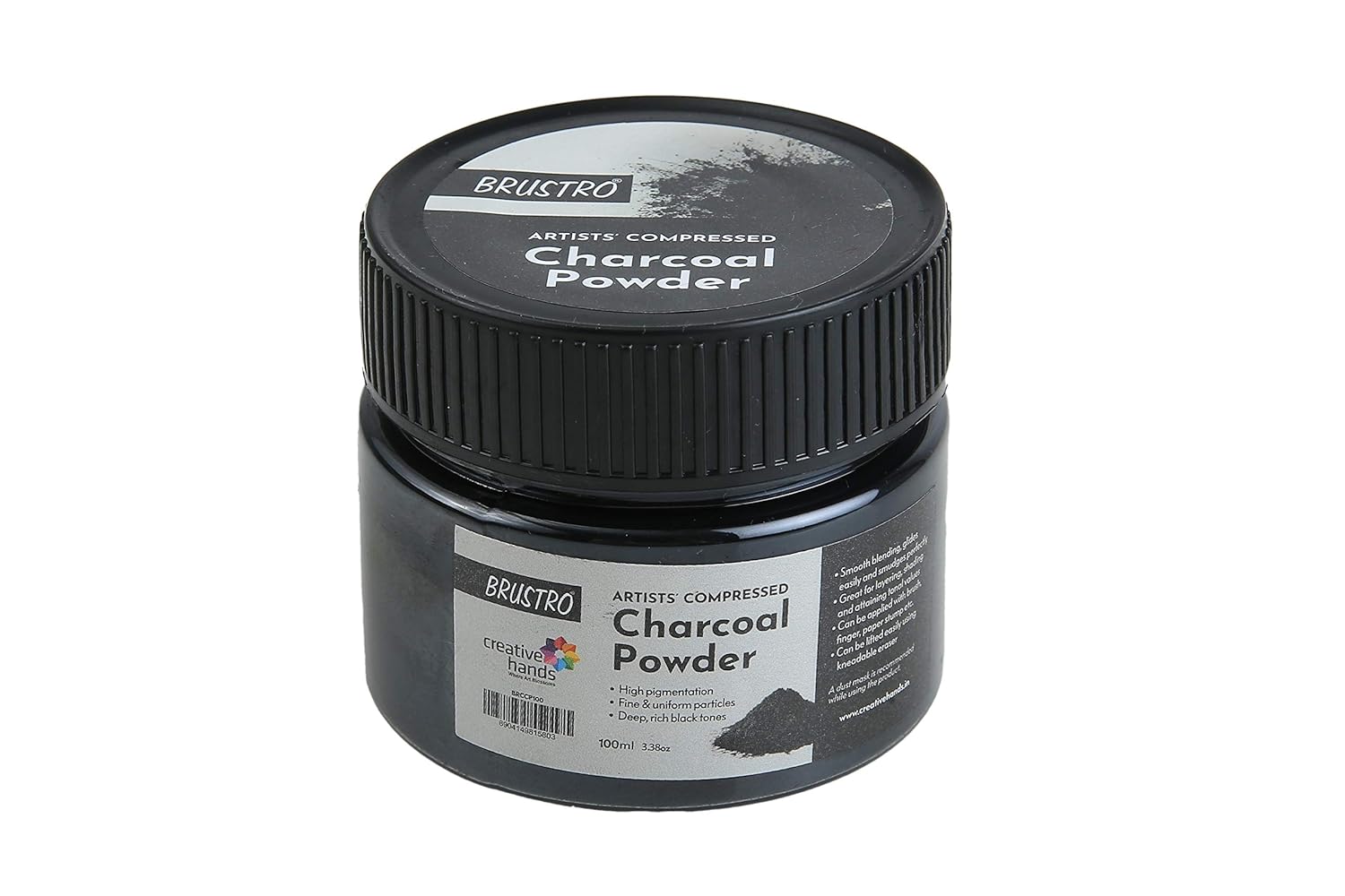 Brustro Artists Compressed Charcoal Powder 100ml Brustro Artists Compressed Charcoal Powder 100ml