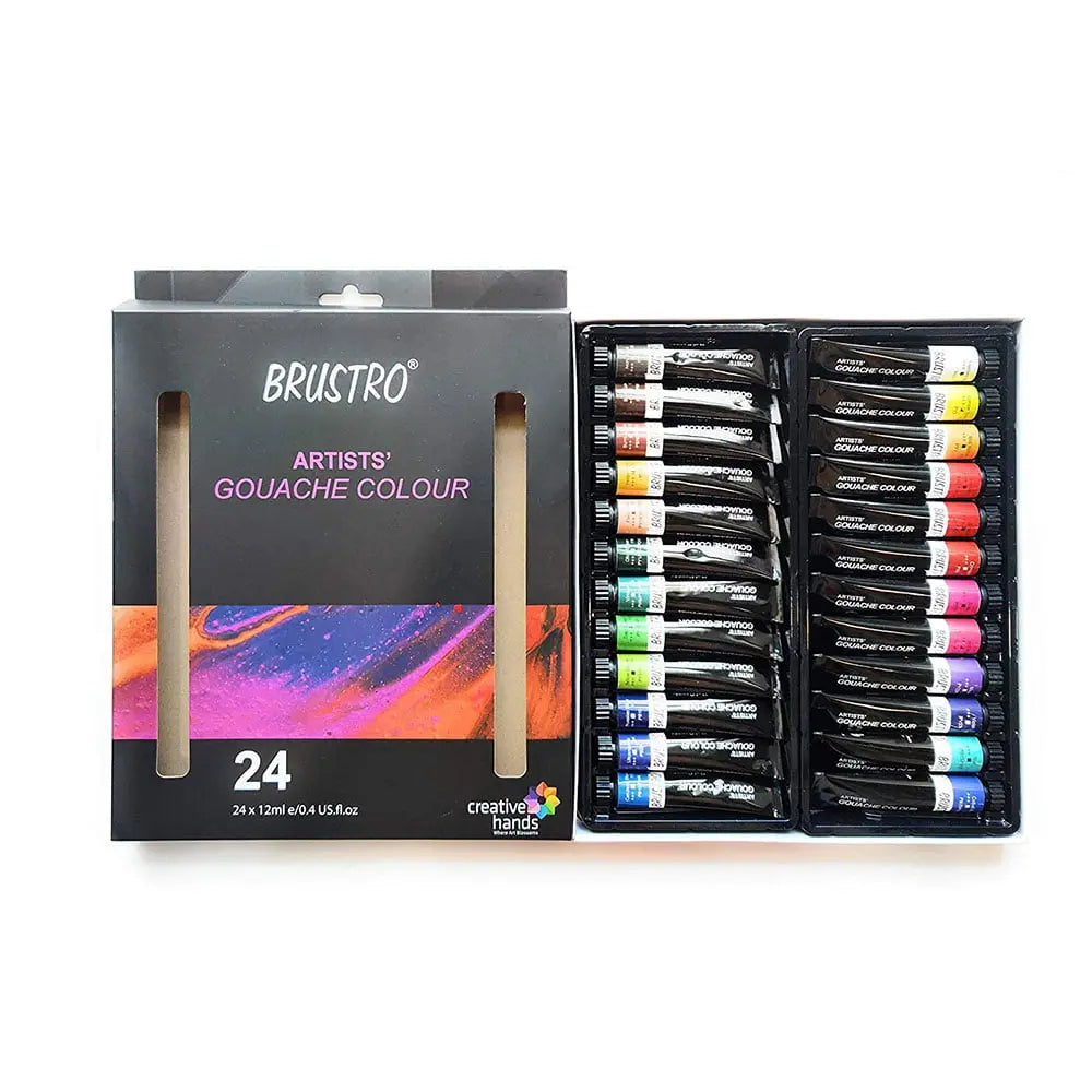 Brustro Gouache Artists' Paint Sets 24*12ml