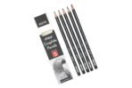 Brustro Graphite Pencil set of 5 (2B, 4B, 6B, 8B, 10B)