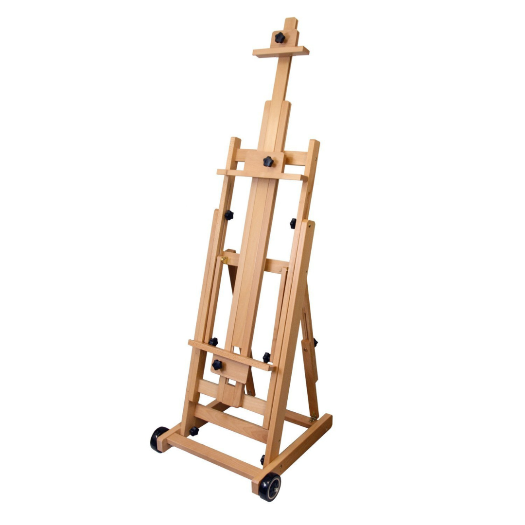 Brustro Master Multi-Function Studio Artist Wood Floor Easel (2) Brustro Master Multi-Function Studio Artist Wood Floor Easel