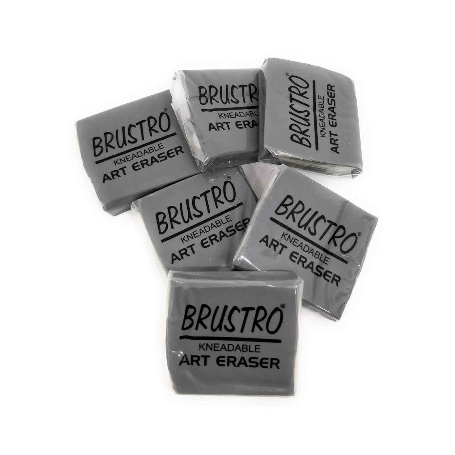 Brustro knea Brustro Kneadable Art Eraser Pack of 6pcs - Image 1