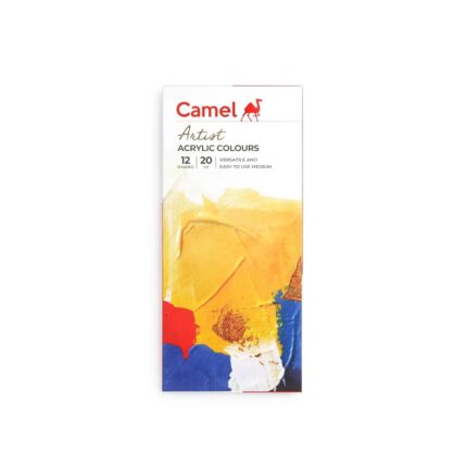 camel artist acrylic colour 12 shades for canvas painting