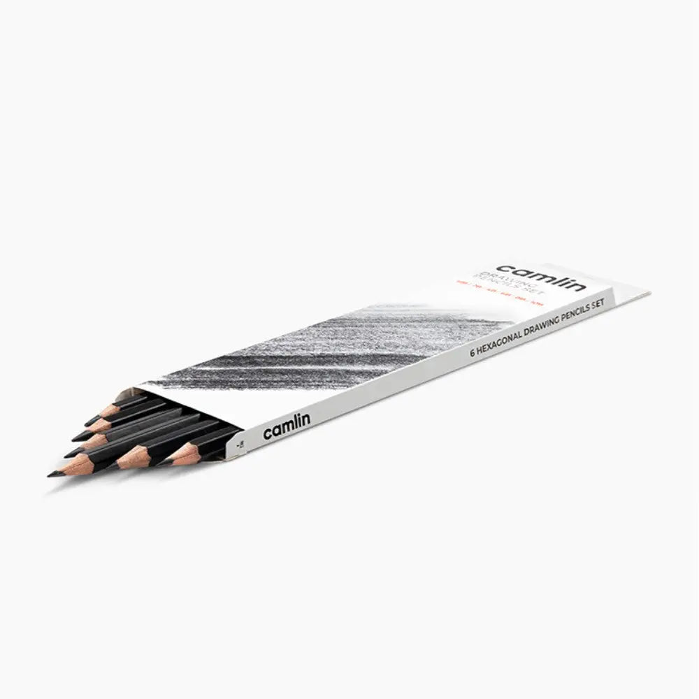 Camel-Camlin-High-Quality-Drawing-Pencils-Set-of-6-Camel-1690611728632.jpg Camlin Drawing Pencils set of 6 - Image 2