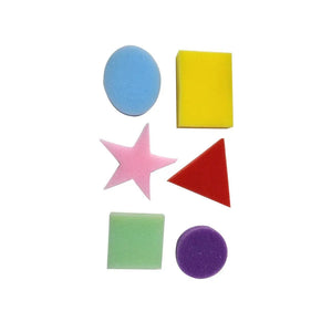 Pablo Art Sponge Brush Shapes Set (6Pcs)