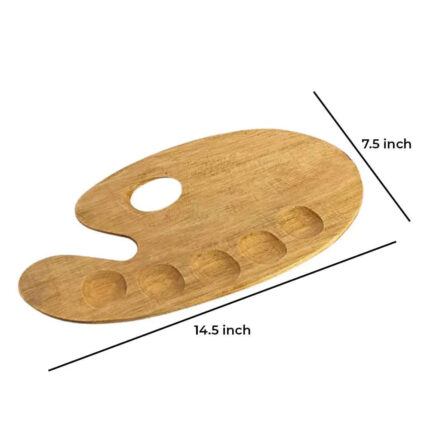 Wooden painting palette