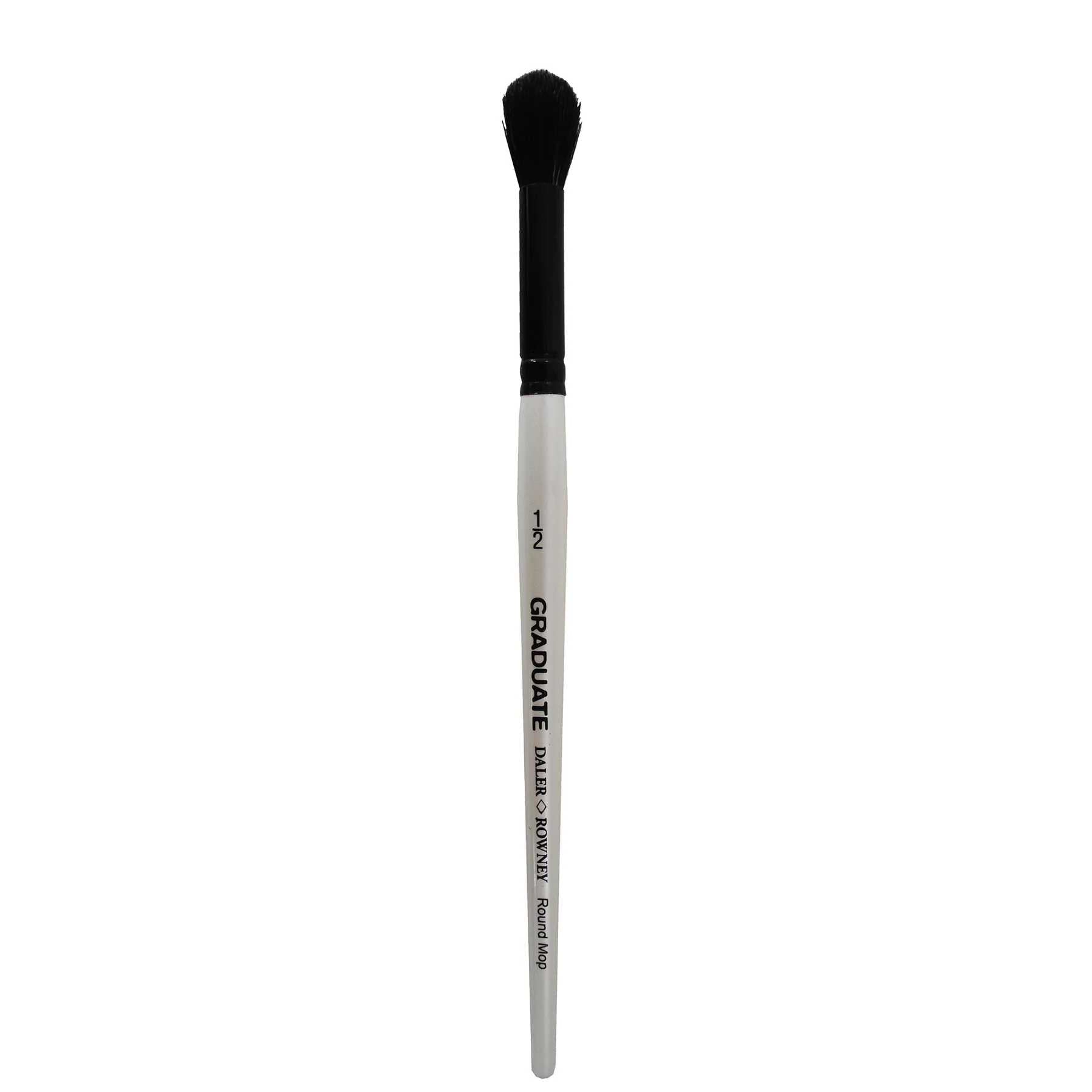 Daler-Rowney-Graduate-Black-Goat-SH-Round-Mop-Brush-Daler-Rowney-1690876389420_167abc15-76f3-4793-8e5a-bb577a4c9694.jpg Daler Rowney Graduate Black Goat SH Round Mop Brush - Image 1