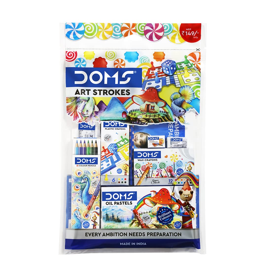 Doms Art Strokes Doms Premium Art Strokes Creative Kit for Kids - Image 1