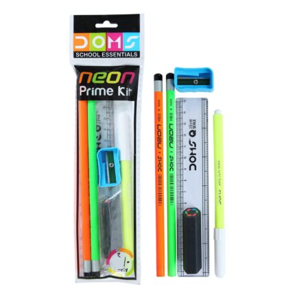 Doms Neon Prime Mini Stationery Kit