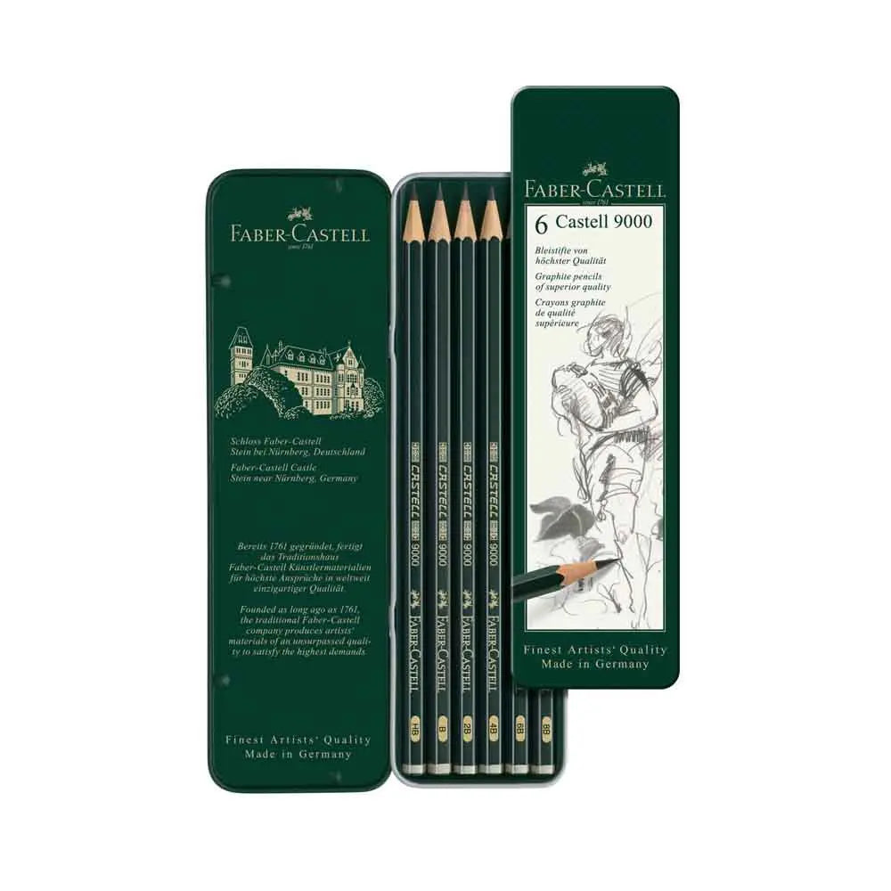 Faber-Castell-9000-Graphite-Pencil-Faber-Castell-1670403243.jpg Faber Castell 9000 Graphite Pencil - Image 1