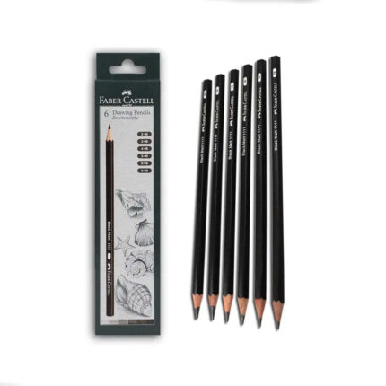 Faber Castell Drawing Pencils Zeichenstifte Set of 6 for sketching
