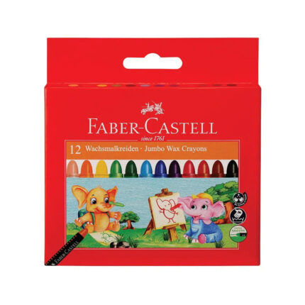 Faber-Castell Jumbo Wax Crayons set of 12 &24
