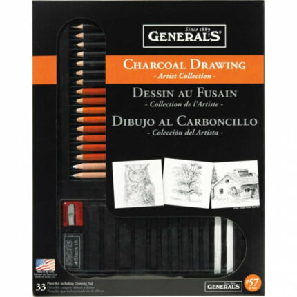 General’s Charcoal Drawing Set – Artist Collection #57RETRO