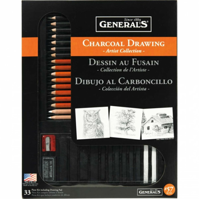 General’s Charcoal Drawing Set – Artist Collection #57RETRO General’s Charcoal Drawing Set – Artist Collection #57RETRO