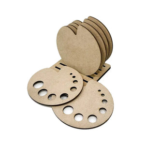 ICRAFT-MDF-TEA-COASTER-SET-WE-587-iCraft-1667633895.jpg iCraft MDF Tea Coasters Set -WE-587 - Image 1