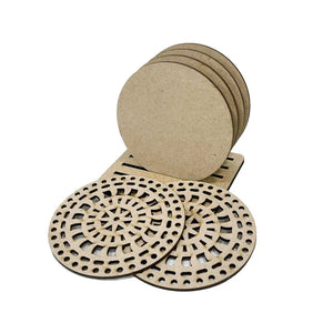 ICRAFT-MDF-TEA-COASTER-SET-WE-588-iCraft-1667633912.jpg iCraft MDF Tea Coasters Set - WE-588 - Image 1