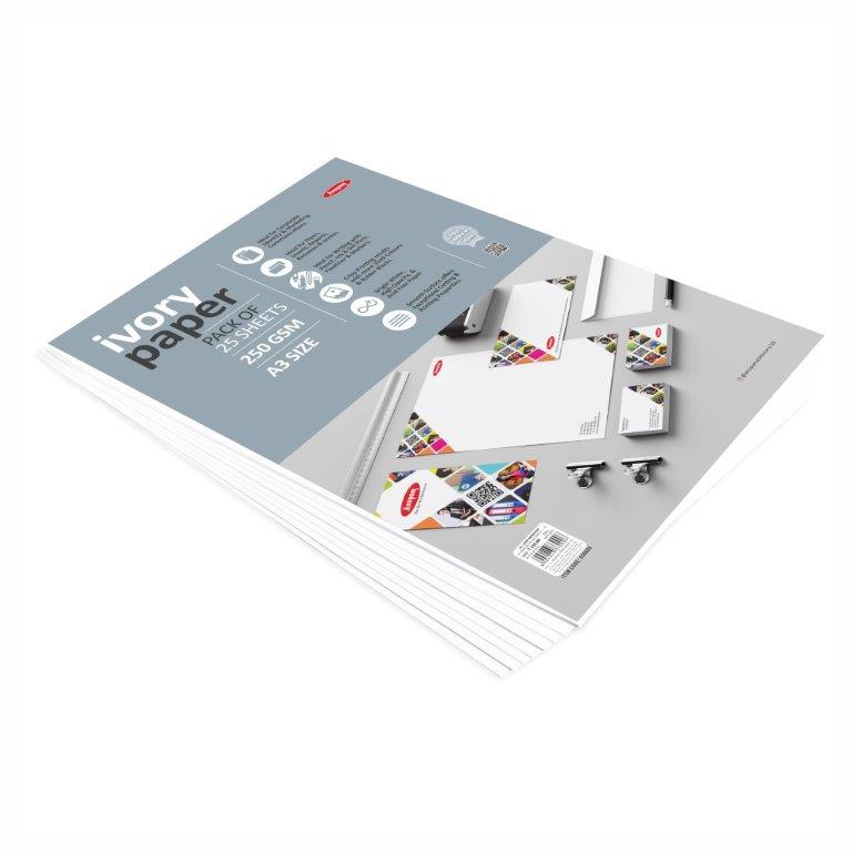IVORY_PAPER_PACK_A3_2 Anupam Ivory Paper Pack – 250GSM Loose Sheets - Image 2