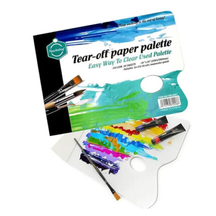 Keep Smiling Tear-Off Paper Palette Sheet 10 × 14 inch 30 Sheet