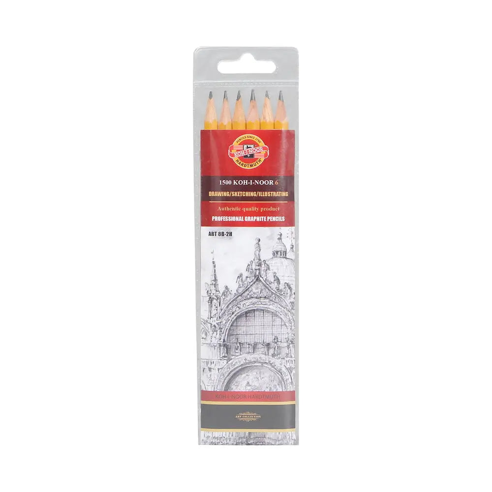 Kohinoor-Hardtmuth-Yellow-Professional-Graphite-Pencil-Set-Kohinoor-1667659481.jpg Kohinoor Hardtmuth Yellow Professional Graphite Pencil Set - Image 1