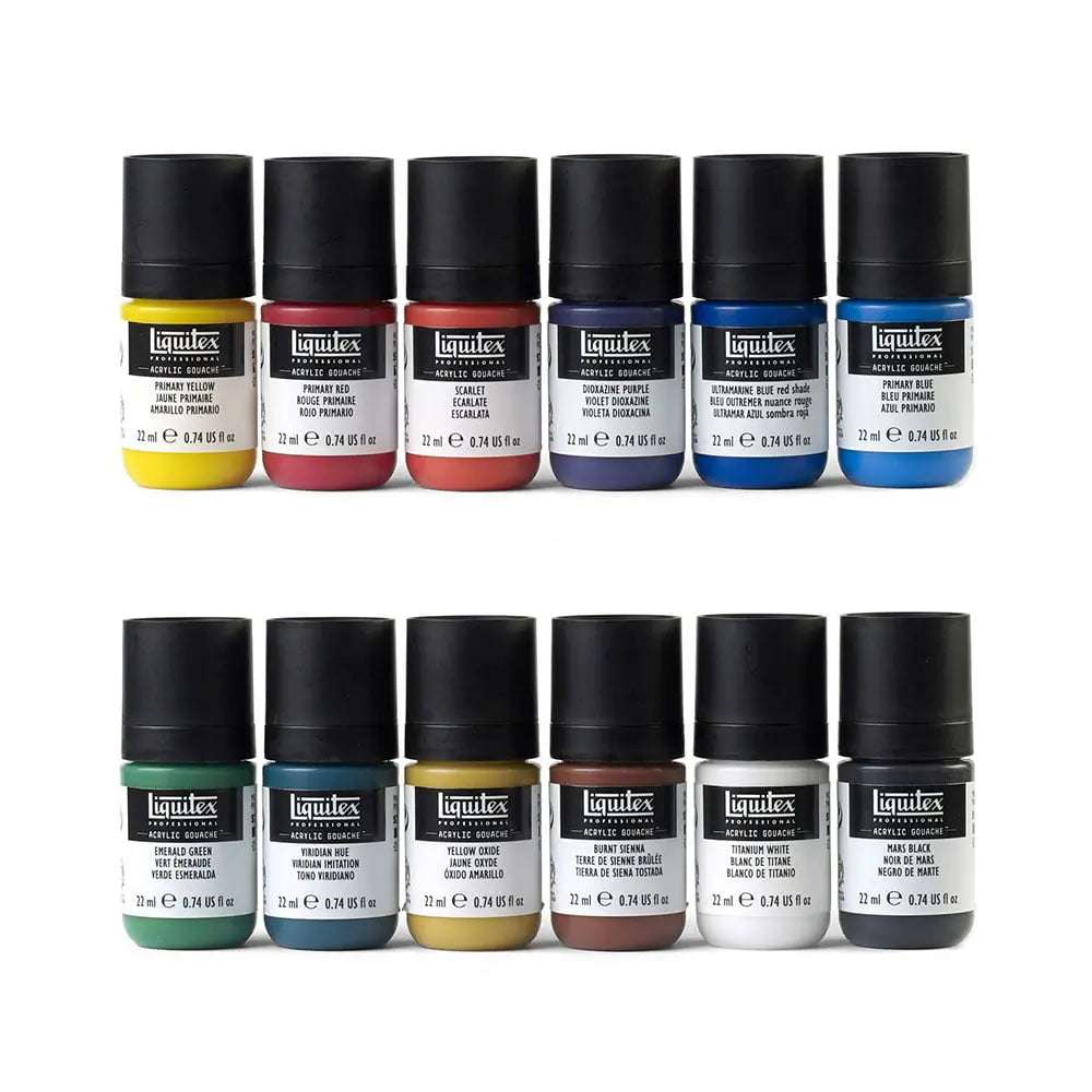 Liquitex Professional Acrylic Gouache Set of 12