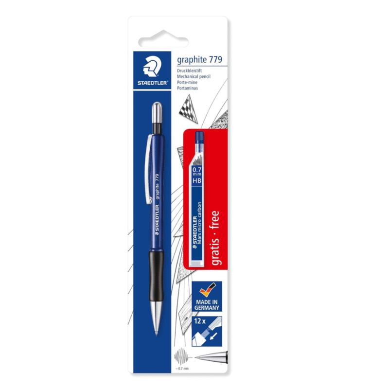 Staedtler Graphite 779 0.7mm Mechanical Pencil with 1 Pack lead