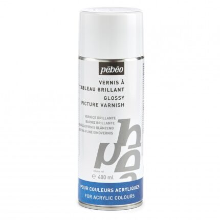 Pebeo Extra Fine Artist Acrylics Auxiliaries Solvent Based Gloss Varnish For Acrylic Colours Spray