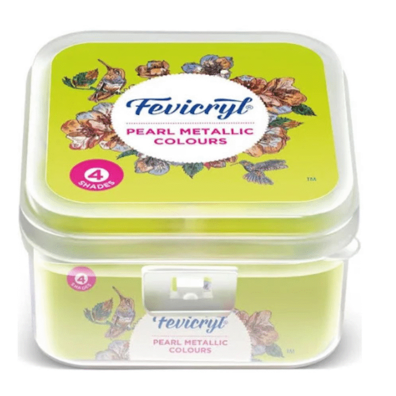Pidilite Fevicryl Pearl Metallic colours set of 4