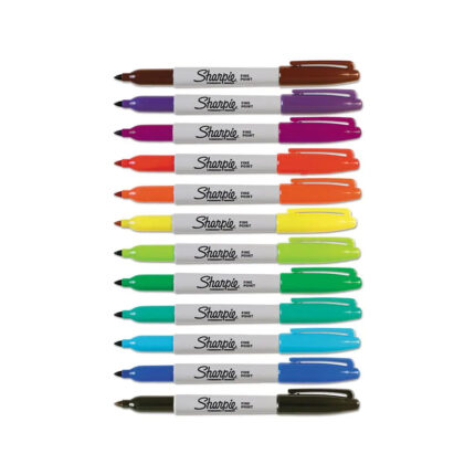Sharpie Fine Tip Marker Wallet 12 Colour Set