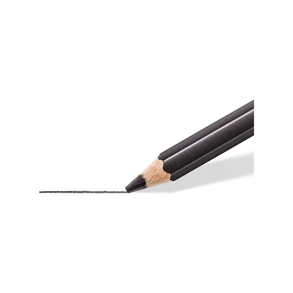 Staedtler-Mars-Lumograph-Black-Pencils-Staedtler-1667647975.jpg Staedtler Mars Lumograph 6B Black Pencil Pack Of 12 - Image 3