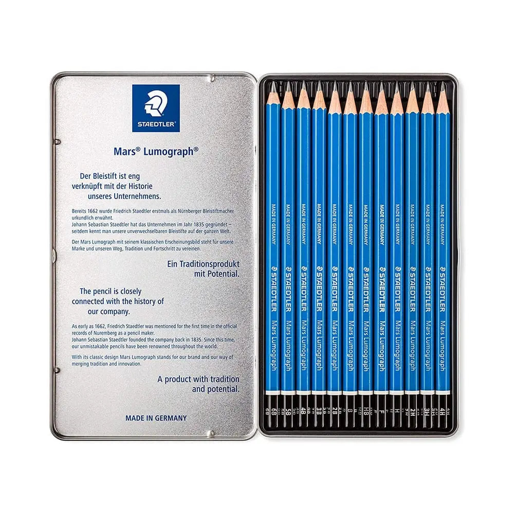 Staedtler-Mars-Lumograph-Pencil-Box-Staedtler-1667648200.jpg Staedtler Mars Lumograph Pencil Box - Image 2