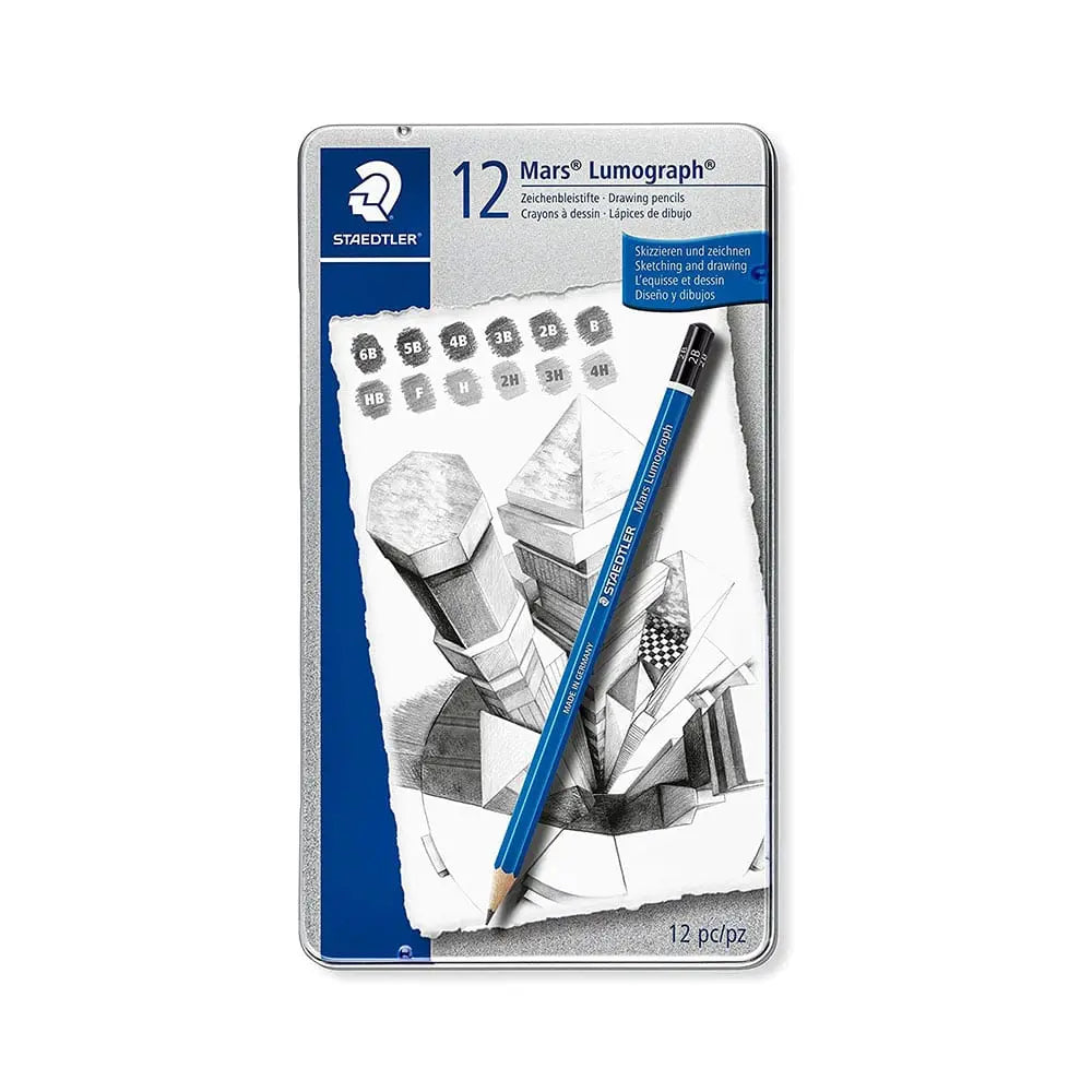 Staedtler-Mars-Lumograph-Pencil-Box-Staedtler-1667648203.jpg Staedtler Mars Lumograph Pencil Box - Image 3