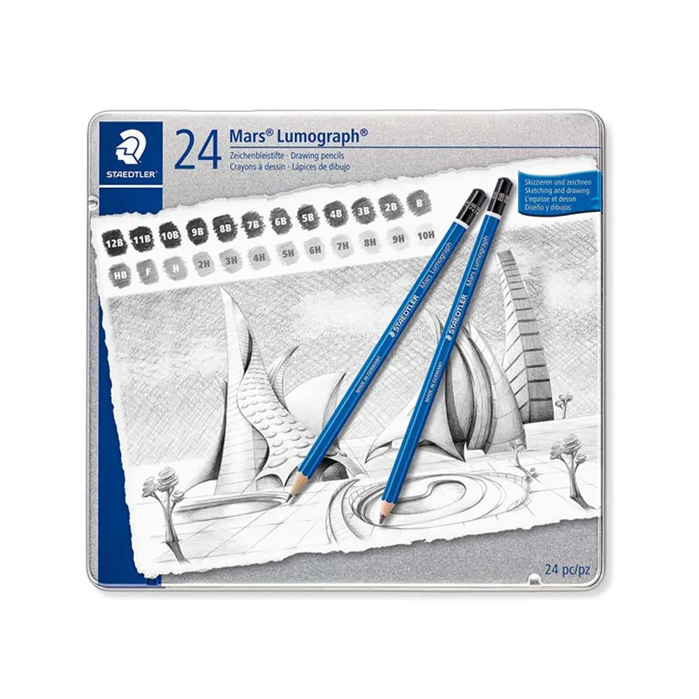 Staedtler-Mars-Lumograph-Pencil-Box-Staedtler-1667648207.jpg Staedtler Mars Lumograph Pencil Box - Image 4