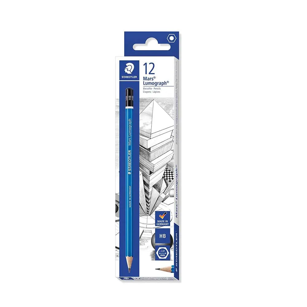 Staedtler-Mars-Lumograph-Pencils-_Loose_-Staedtler-1667647830.jpg Staedtler Mars Lumograph Pencils| Shading and Sketching(Loose) - Image 2