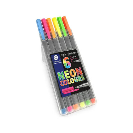 Staedtler Triplus Fineliner Neon Pen Sets – 6pcs