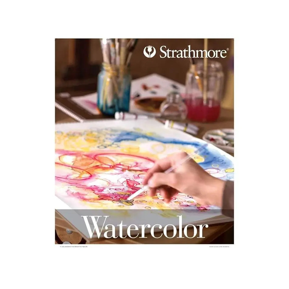 Strathmore 400 Series Watercolor Paper,Cold Pressed,12 SHT,300 GSM - 5.5"x 8.5"(298-103) - Image 3