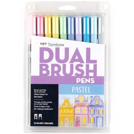Tombow Dual Brush Pens Colour Set - Pastel Palette