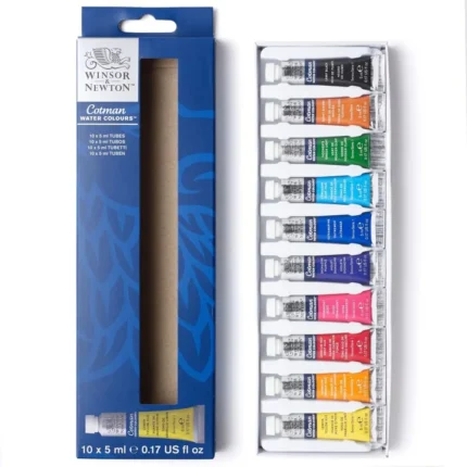 Winsor & Newton Cotman Water Colours 10 x 5ml Tubes