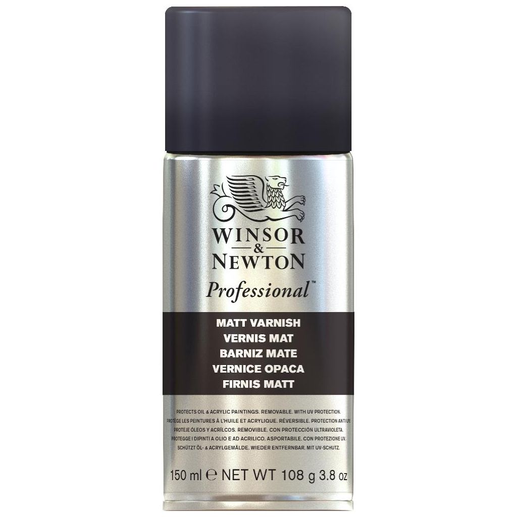 Winsor & Newton Oil Painting Varnish Spray Winsor & Newton Professional Matt Varnish Spray 400ml