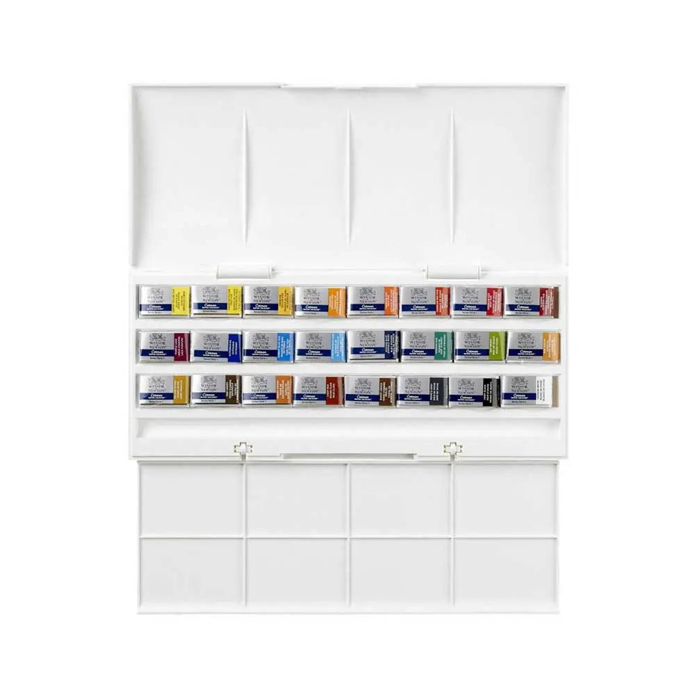 Winsor-_-Newton-Cotman-Water-Colours-Studio-Set-24-Whole-Pans-Winsor-_-Newton-1667665663.jpg Winsor and Newton Cotman Water Colours The Studio Set - 24 Whole Pans - Image 1