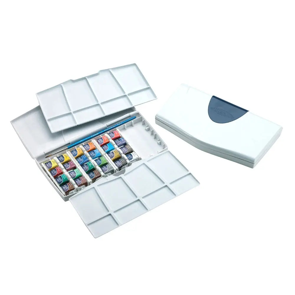 Winsor-_-Newton-Cotman-Water-Colours-Travel-Set-25-Half-Pans-Winsor-_-Newton-1667665786.jpg Winsor & Newton Cotman Watercolour Tube Set- 24 Half Pan Set - Image 2