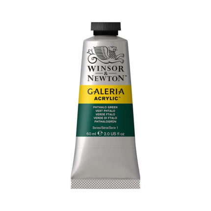 Winsor & Newton Acrylic Colour 60ml Tube Phthalo Green color